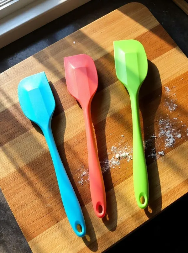 Colorful_Silicone_Spatula_Kitchen_Scraper_With_Long_Handle_Blue_Pink_Green_27cm_Random_Color_Will_Be_Given_Single_Piece
