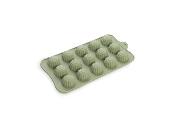 Silicone_Chocolate_Mold_Shell_Shape_15_Cavity_Baking_Mold_Sage_Green