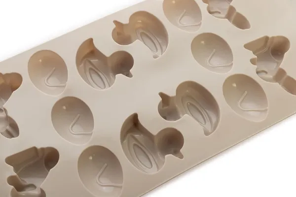 Silicone_Chocolate_Mold_With_Easter_Theme_Shapes_3d_Bunny_And_Egg_Cavity_Design_Beige