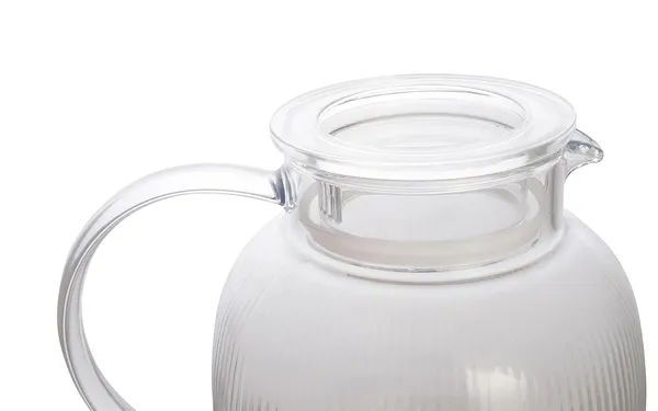Elegant_Living_Ribbed_Glass_Water_Pitcher_Clear_Acrylic_1_5l_Capacity_Fridge_Jug_With_Lid_And_Spout_Transparent_Decorative_Design