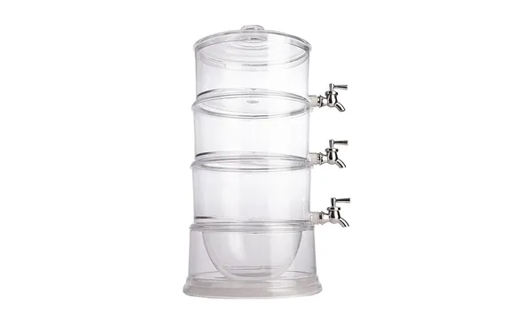 Triple_Tank_Juice_Dispenser_With_Spigots_Clear_Acrylic_Beverage_Dispenser_3_Tier_Stackable_Drink_Server_With_Lid