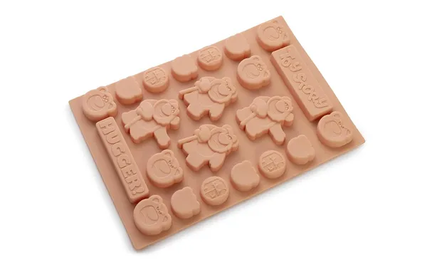 Silicone_Chocolate_Mold_With_Teddy_Bear_And_Heart_Shapes_Peach_Color_Baking_Tray_For_Candy_And_Ice_Cubes