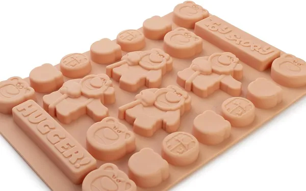 Silicone_Chocolate_Mold_With_Teddy_Bear_And_Heart_Shapes_Peach_Color_Baking_Tray_For_Candy_And_Ice_Cubes