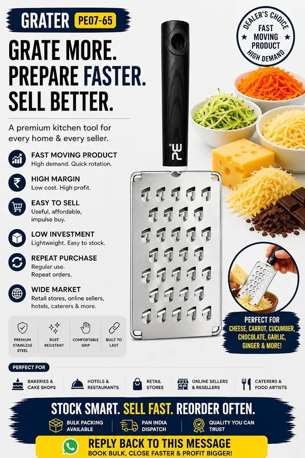 Professional_Stainless_Steel_Grater_With_Comfortable_Grip_Handle_Rust_Resistant_For_Cheese_Carrot_Ginger_And_More