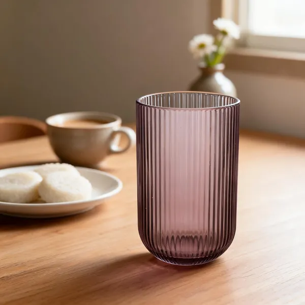 Glass_Ribbed_Brown_Juice_Glass