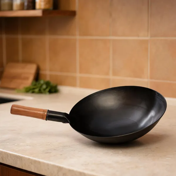 Stainless_Steel_Round_Bottom_Stir_Fry_Work_With_Wooden_Handle