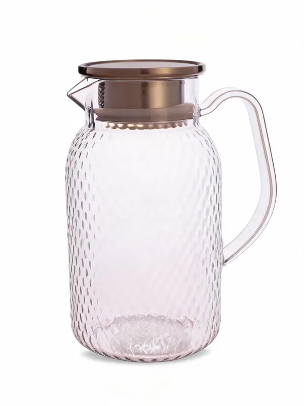 Borosilicate_Glass_Textured_Beverage_Pitcher_With_Stainless_Steel_Lid