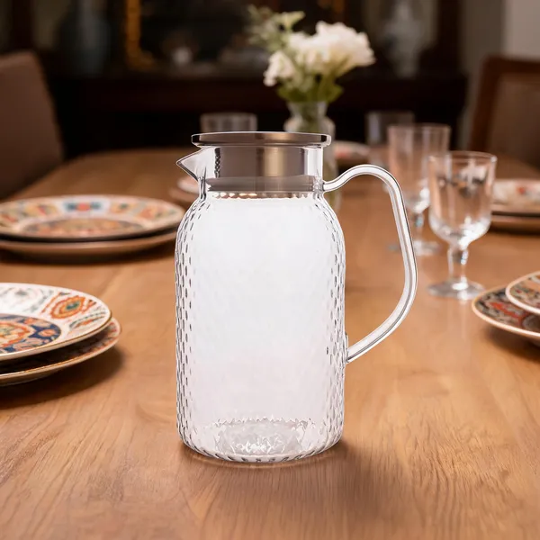 Borosilicate_Glass_Textured_Beverage_Pitcher_With_Stainless_Steel_Lid