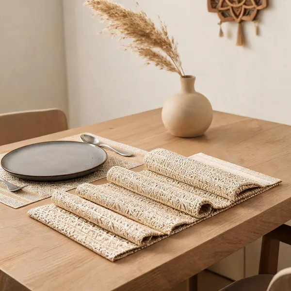 Woven_Synthetic_Fiber_Geometric_Dining_Placemat_Beige