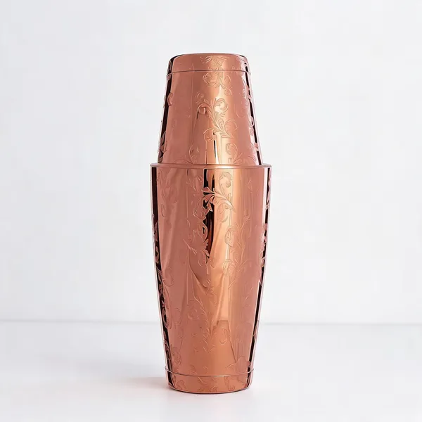Stainless_Steel_Rose_Gold_Engraved_Lavender_Boston_Cocktail_Shaker