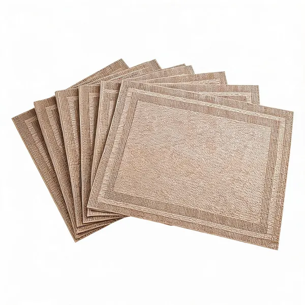 Woven_Synthetic_Fiber_Textured_Dining_Placemat_Golden