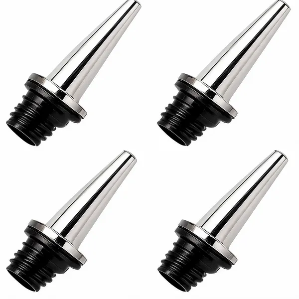Stainless_Steel_Aerating_Wine_Pourer_Stopper_-_Pack_of_4