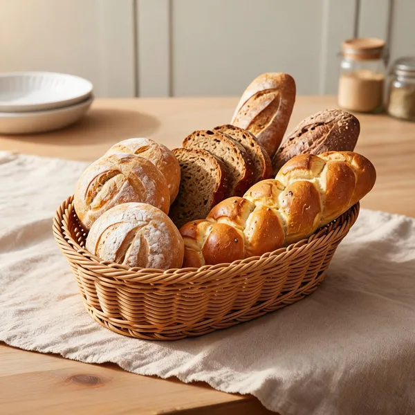 Wicker_Handcrafted_Woven_Oval_Bread_Basket_Silver