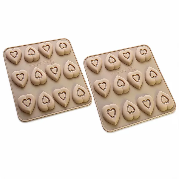 Silicone_12_Cavity_Double_Heart_Chocolate_Mold_-_Pack_of_2