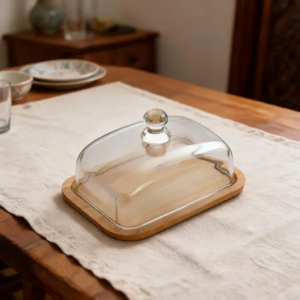 Bamboo_Glass_Dome_Butter_Dish_With_Wooden_Tray