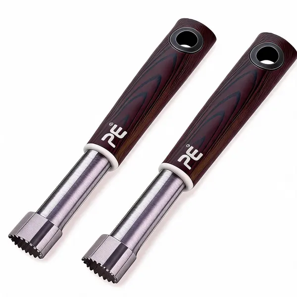 Stainless_Steel_Brown_Handle_Fruit_Corer_-_Pack_of_2