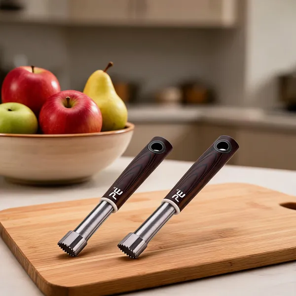 Stainless_Steel_Brown_Handle_Fruit_Corer_-_Pack_of_2