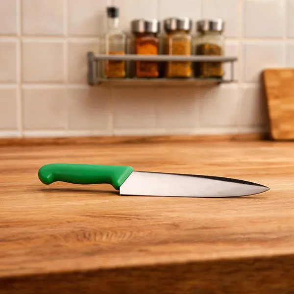 Stainless_Steel_Kitchen_Green_Handle_Chef_Knife
