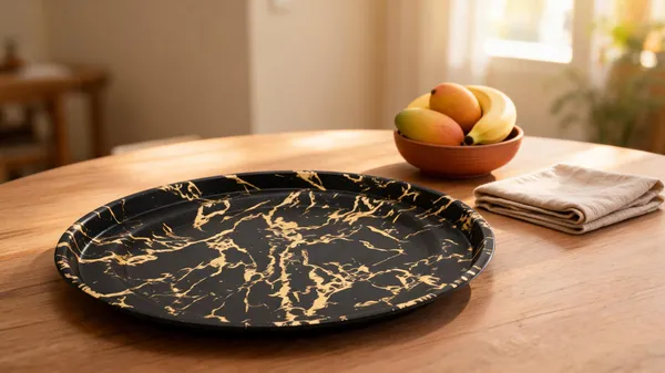 Plastic_Luxe_Black_Gold_Marble_Pattern_Round_Serving_Tray