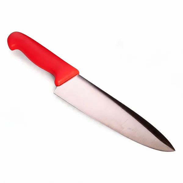 Stainless_Steel_Kitchen_Red_Handle_Chef_Knife