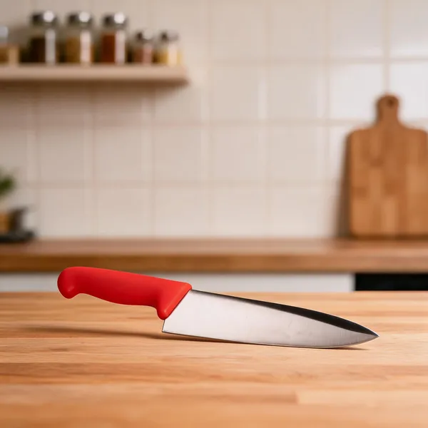 Stainless_Steel_Kitchen_Red_Handle_Chef_Knife