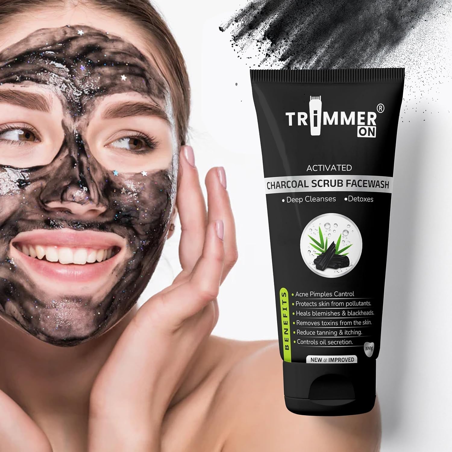 Charcoal_Face_Wash_Retinol_Night_Cream_Set_Pack_Of_2