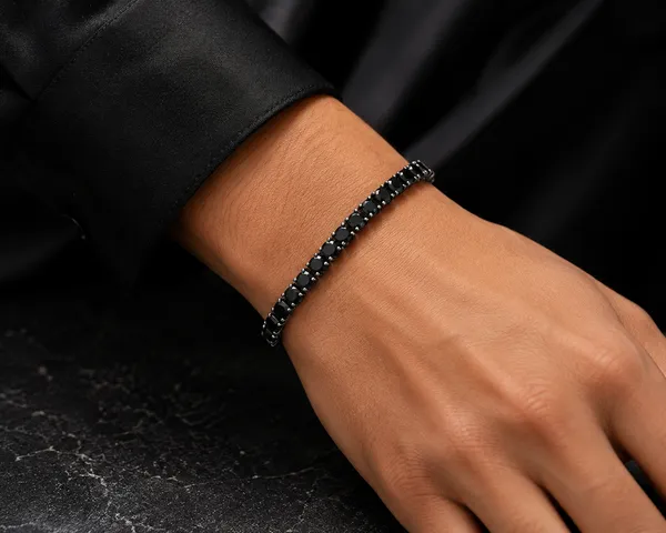 Clarity_Tennis_Braclet_(Black_diamonds)