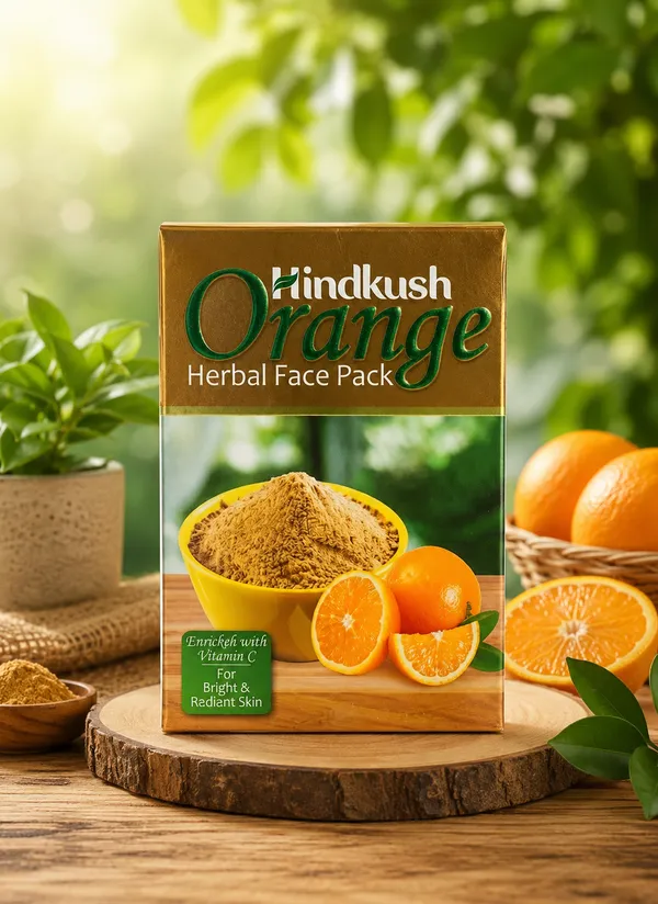 Hindkush_Orange_Herbal_Face_Pack_25Gm_X_4