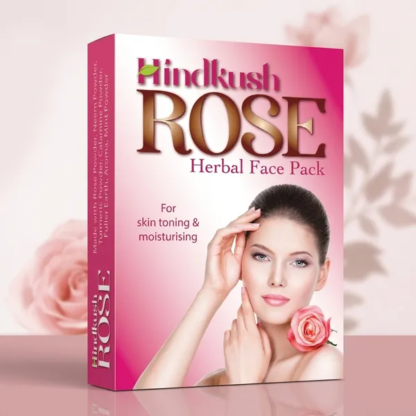 Hindkush_Rose_Herbal_Face_Pack_25Gm_X_4