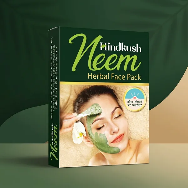 Hindkush_Neem_Herbal_Face_Pack_25Gm_X_4
