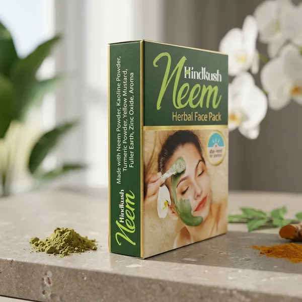 Hindkush_Neem_Herbal_Face_Pack_25Gm_X_4