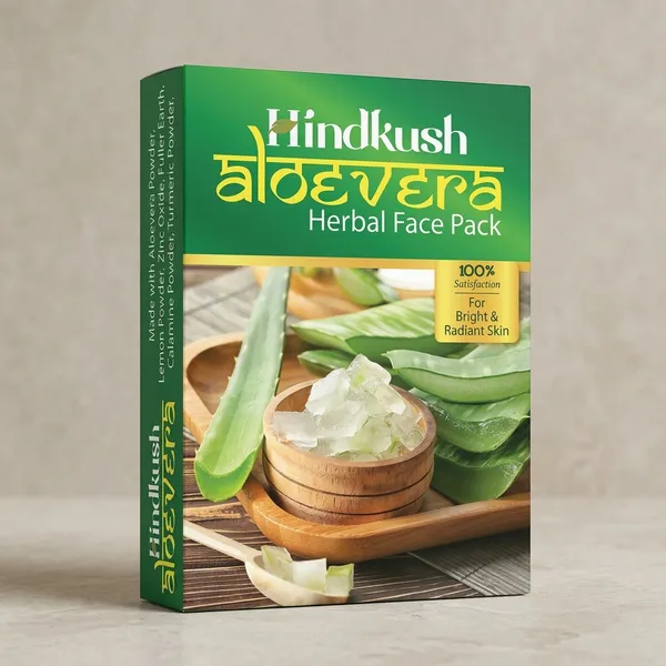 Hindkush_Aloevera_Herbal_Face_Pack_25Gm_X_4