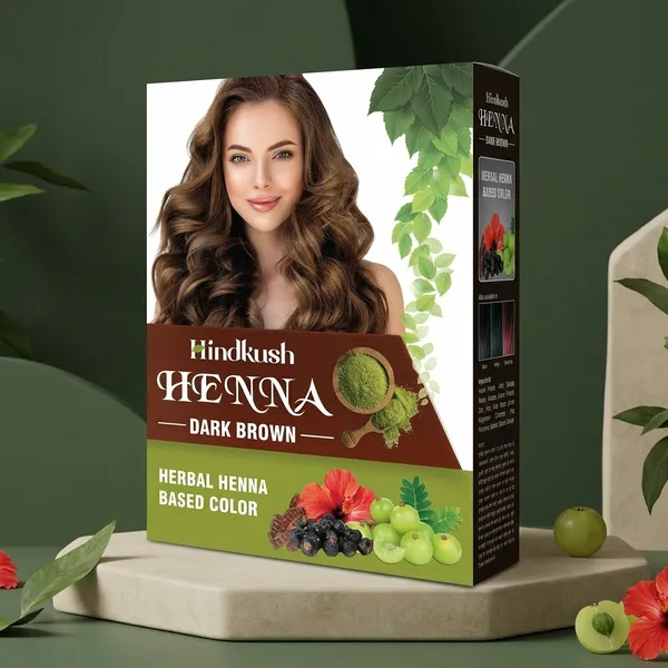Hindkush_Henna_Dark_Brown_Herbal_Hair_Color_100Gm