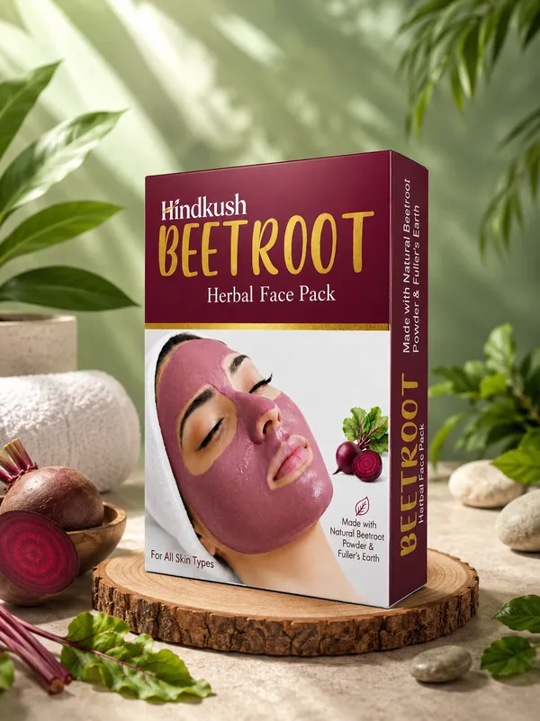 Hindkush_Beetroot_Herbal_Face_Pack_25Gm_X_4