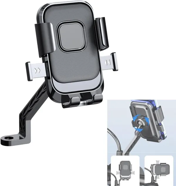 Black_Bike_Mobile_Holder_Plastic_Body_For_Riders