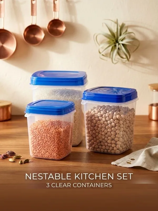 Transparent_And_Blue_Storage_Container_Set_Food_Grade_Pet_For_Kitchen