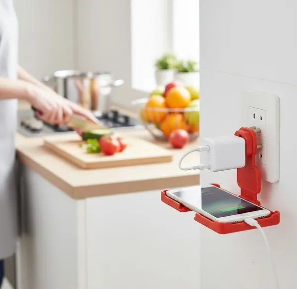 Red_And_Yellow_Mobile_Holder_Abs_Plastic_For_Universal