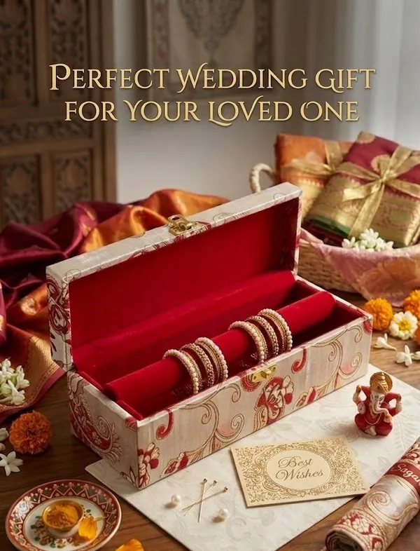 Gold_And_Red_Jewelry_Storage_Box_Wooden_+_Plastic_Rod_For_Women__Bridal