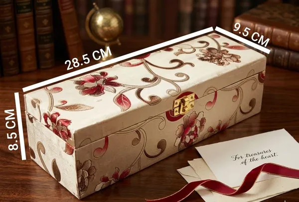Gold_And_Red_Jewelry_Storage_Box_Wooden_+_Plastic_Rod_For_Women__Bridal