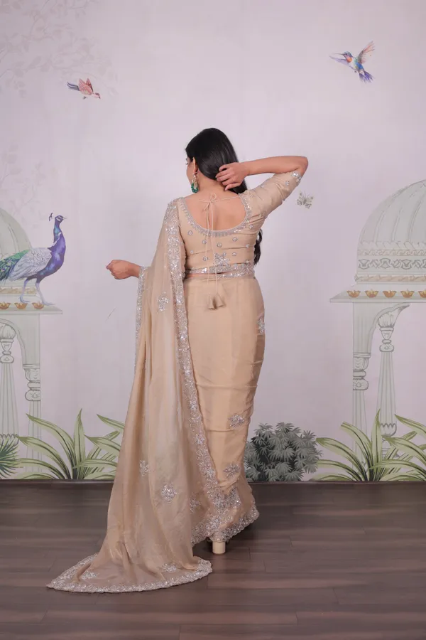 Beige_Mosk_Silk_Beads_Embellished_Saree_For_Women