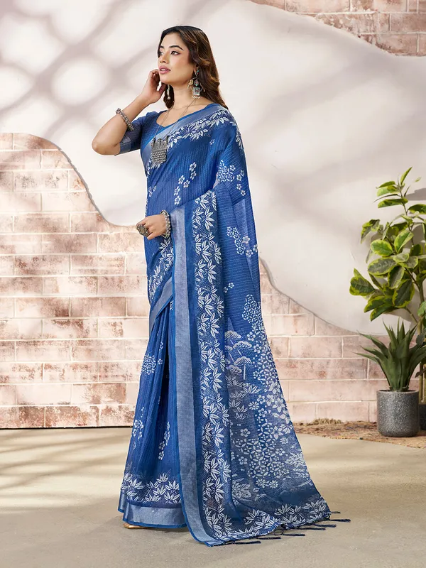 Premium_Blue_Designer_Digital_Print_Saree_Default_Title