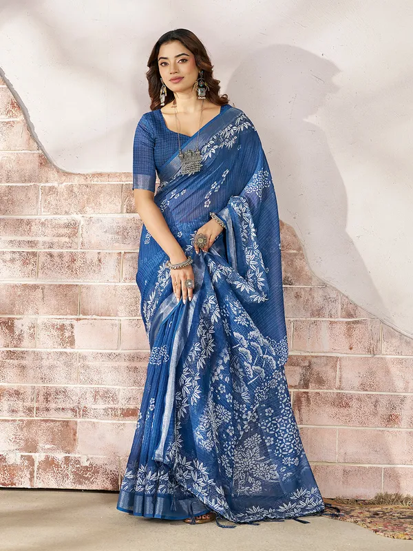 Premium_Blue_Designer_Digital_Print_Saree_Default_Title