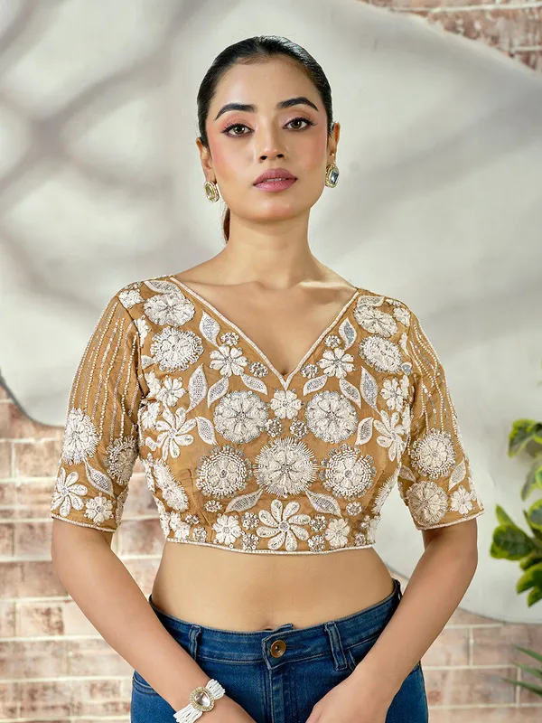 Royal_Beige_Embroidered_Beaded_Bridal_Blouse_For_Women