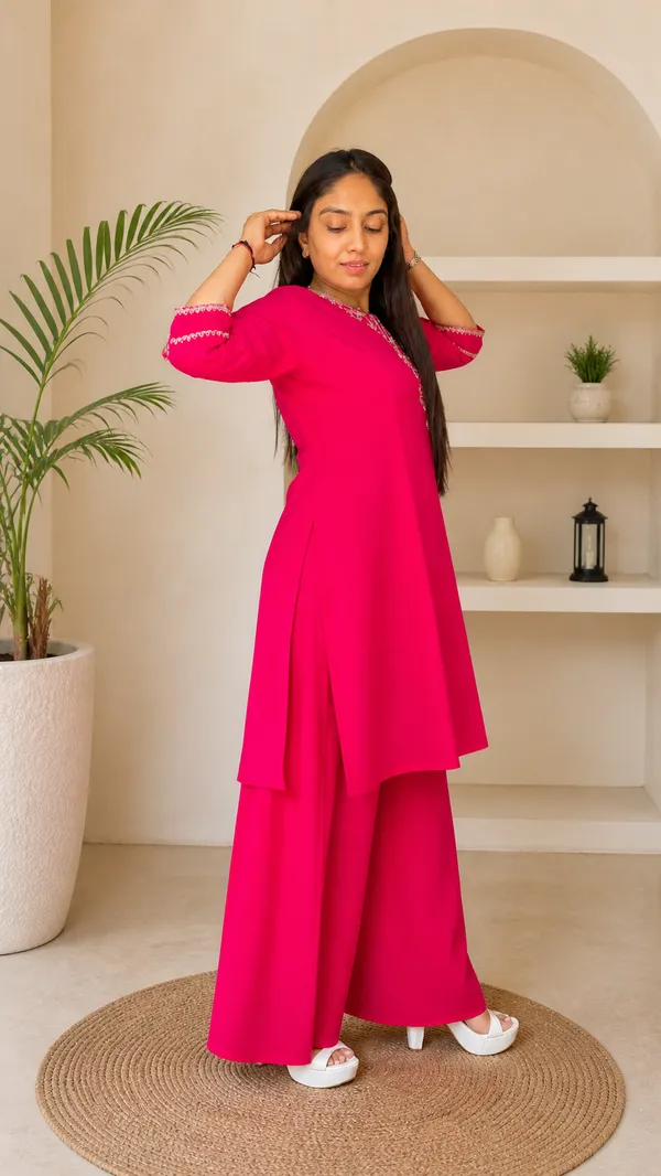 Rani_Embroidered_Khatli_Work_Kurta_Palazzo_Set_For_Women