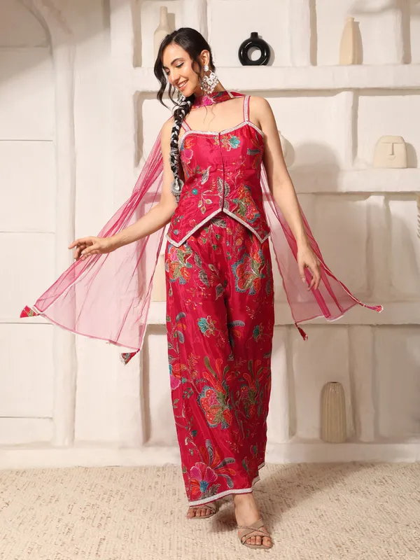 Rani_Pink_Floral_Embroidered_Indo_Western_Co-Ord_Set_For_Women
