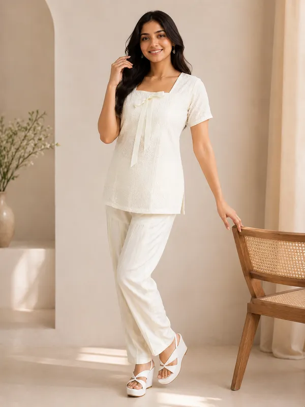 White_Cotton_Embroidered_Peplum_Co-Ord_Set_For_Women