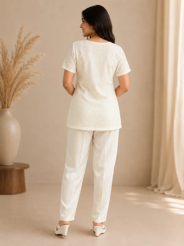 White_Cotton_Embroidered_Peplum_Co-Ord_Set_For_Women