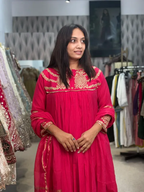 Pink_Cotton_Anarkali_Embroidered_Kurta_Palazzo_Set_For_Women