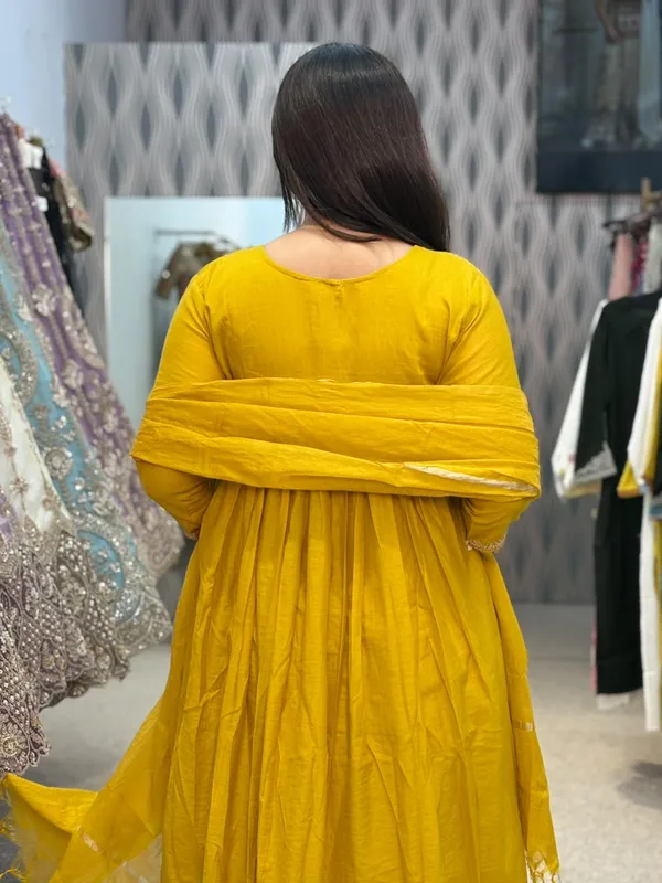 Mustard_Yellow_Cotton_Embroidered_Kurta_Palazzo_Set_For_Women
