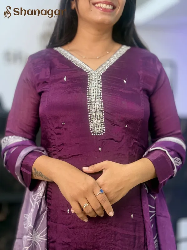 Purple_Cotton_Embroidered_Kurta_Palazzo_Set_For_Women